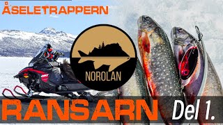 Åseletrappern  Isfiske på Ransarn del 1 Testar Norolans pirkar [upl. by Aura]