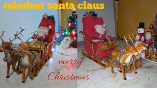 How to make Santa Claus reindeer making at home from waste materialsamp cardboard🎄Christmas decoration [upl. by Yuh]