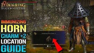 Elden Ring Immunizing Horn Charm 2 Location Guide Shadow Of The Erdtree [upl. by Nonahs]