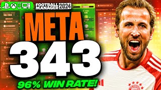 New META 343 FM24 Tactics  Best FM24 Tactics For PC Console And Mobile [upl. by Christmann955]