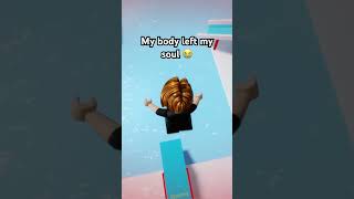 My body left my soul 😭 roblox brookhaven funny shorts foryou [upl. by Annayat]