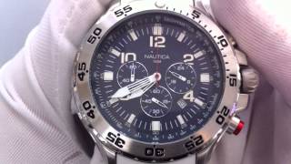 Mens Nautica NST Chronograph Watch N14537G [upl. by Buyers789]