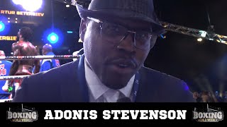 ADONIS STEVENSON REACTS TO BETERBIEV vs BROWNE  Interview  BOXING WORLD WEEKLY [upl. by Cummings]