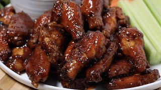 Easy Honey BBQ Chicken Wings Recipe  How To Make The Best BBQ Wings [upl. by Netty927]