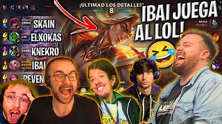 IBAI JUEGA AL LOL EN FLEX CON ELXOKAS KNEKRO SKAIN Y REVEN😱IBAI ES MEJOR RAKAN QUE SKAIN [upl. by Gitt]