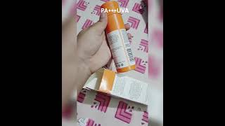 Biotique sunscreen review Unboxing biotique sandle wood sunscreen music youtubeshorts product [upl. by Alton472]