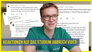 Die Reaktionen auf meinen Studienabbruch  Lasse Halisch [upl. by Sylado]