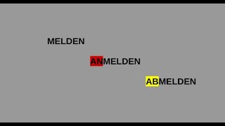 Melden amp Anmelden amp Abmelden [upl. by Mafala]