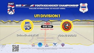 Chiang Mai Blue VS Young Ducks  Thailand Youth Ice Hockey Championship 2023  U11 Div Game 47 [upl. by Deadman]