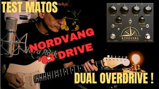 Test Nordvang 83 Drive dual overdrive  Klon  Bluesbreaker [upl. by Mamoun]