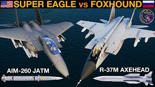 How Good Is Russias New R37M Hypersonic Air To Air Missile F15 vs Mig31  DCS [upl. by Pet]