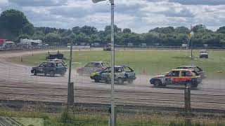 British Autograss Series Rd 1 Evesham day 2 23rd June 2024 LClass 2 3 [upl. by Annaira15]