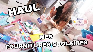 HAUL MES FOURNITURES SCOLAIRES  BACK TO SCHOOL 2022 [upl. by Anilys]