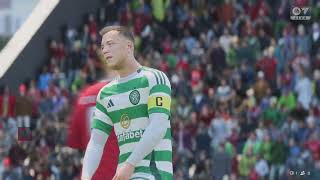 EA SPORTS FC 25Celtic Career Mode vs Aberdeen Pittodrie Stadium FUMA Gameplay PS5 [upl. by Anilah]