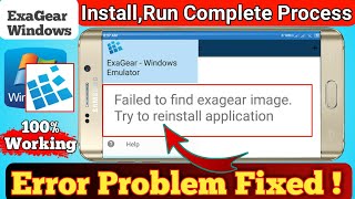 exagear windows emulator  exagear error fix  exagear Emulator apk obb download [upl. by Noet]