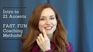 Fast Fun and Effective Accent Coaching  Amy Walker  21 Accents [upl. by Suzann]