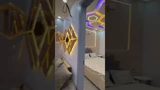 How to make master bedroom final design viral video short video full modern design plz like [upl. by Ahsieat]