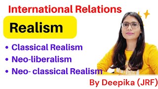 What is Realism I Realist Theory in International Relations I UPSC PSIR I Dr Komal Singh Chauhan [upl. by Furiya]