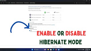 How to Enable or Disable Hibernate Mode in Windows 11 [upl. by Manvil571]