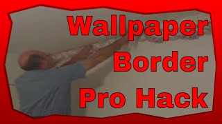 Hanging Border Wallpaper With No Aid Maybe Not [upl. by Adnael]