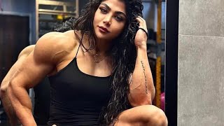 Fbb SAHAR RAHMANI DOLATABADI hot girl muscle Ifbb pro female bodybuilding 2024 [upl. by Veneaux159]