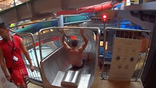 Supernova Steel Water Slide at Therme Bucuresti [upl. by Nevin]