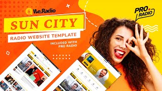 Sun City Professional Multipurpose Radio Station Website Template radio radiostation wordpress [upl. by Ocirled]