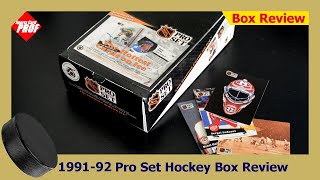 199192 Pro Set Hockey Series 1 Box Review [upl. by Geordie338]