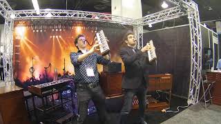 NAMM 2019 The Melodica Men perform at Hammond Organ [upl. by Notlem698]