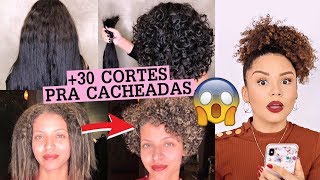 CORTES QUE MUDAM O CABELO CACHEADO OU EM TRANSIÇÃO  AnaTodoDia 17 [upl. by Ynffit523]