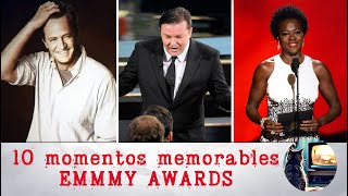 10 Momentos de los Emmy Graciosos Históricos y Emotivos  Qué Miramos Hoy  Cine y Series [upl. by Sualkin]