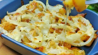 Potatoes and onions recipe Easy and tasty pan fried potatoes that everyone love [upl. by Eizzil]