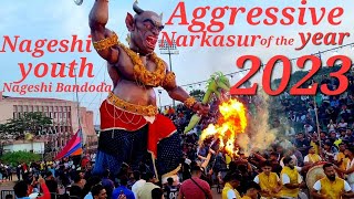 Nageshi youth Nageshi Bandora Narkasur ll Porvorim narkasur competition 2023 [upl. by Aleik]