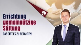 Errichtung gemeinnützige Stiftung [upl. by Lette639]