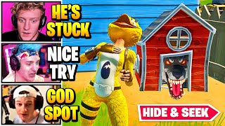 Streamers Host 100 HIDE AND SEEK Tournament Game 1  Fortnite Daily Funny Moments Ep584 [upl. by Brout548]