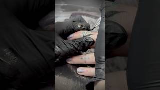 Hand poke finger tattoos by Alba fingertattoos handpoketattoo edinburgh [upl. by Ened]