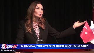 Azerbaycan Milletvekili Pashayeva quotTürkiye Güçlenirse Güçlü Olacağızquot [upl. by Rowley]