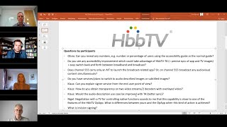 HbbTV Webinar Accessibility solutions with HbbTV [upl. by August441]