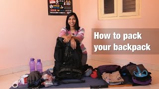 How To Pack Your Backpack  Indiahikes [upl. by Yatzeck531]