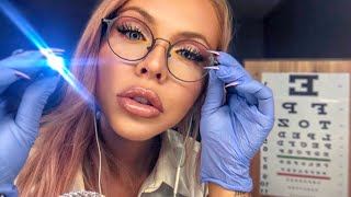 ASMR 🔎 EYE DOCTOR EXAM amp FRAMES FITTING FOR YOUR FACE SHAPE ROLEPLAY [upl. by Hump]