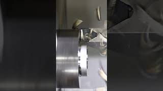 Rough machining ap  20 mm was done with a grooving tool [upl. by Htenay]