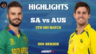 SA vs AUS 5th ODI Match Highlights 2023  South Africa vs Australia 5th ODI Highlights 2023  C22 [upl. by Annorah]