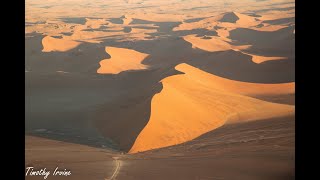 Sossusvlei an evening flight [upl. by Oicatsana]