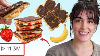 I Tried Tiktoks Viral Chocolate Fruit Bark [upl. by Lenhart]