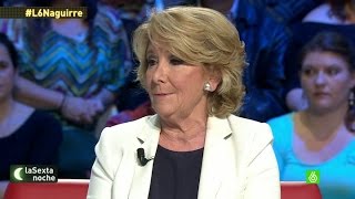 Esperanza Aguirre en laSexta Noche quotIgnacio González no hubiera fusionado a Caja Madridquot [upl. by Ameehsat193]