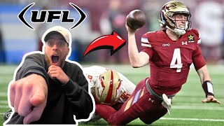 THIS GUY AINT IT  Birmingham Stallions vs Michigan Panthers Highlights  UFL REACTION [upl. by Annaillil]