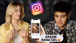 SEVGİLİMİN INSTAGRAM DM’LERİNİ OKUDUM MELİH YILDIRIM  SILA BEYOĞLU [upl. by Eelinej]