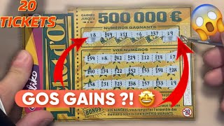 200€ DE MISES 🙌🏼 ON GRATTE DES TICKET D’OR AUJOURD’HUI ☀️ [upl. by Yuu965]