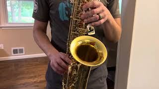 Keilwerth SX90 Alto Saxophone Demo wwwdcsaxcom [upl. by Mayes]