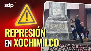 ¿Qué pasó en XOCHIMILCO 😨🌼 Acusan REPRESIÓN 😰 CULPAN al ALCALDE 😤 [upl. by Alyakem37]